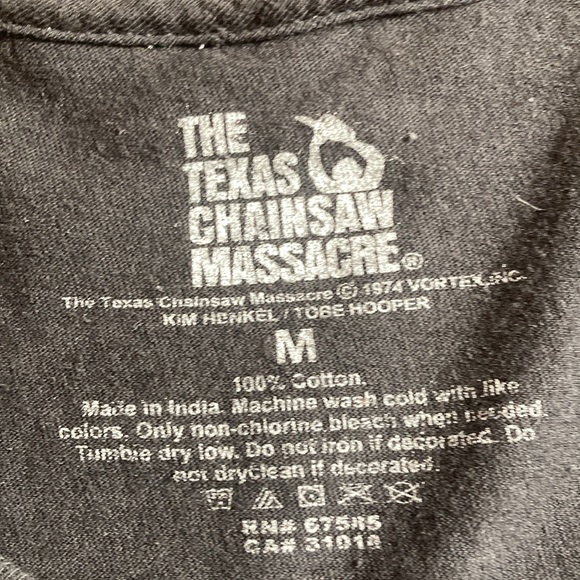 Texas Chainsaw Massacre Leatherface Tarot Card T-Shirt Medium EUC - Picture 4 of 7